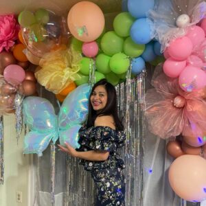 Rainbow Butterfly Balloon Decorations