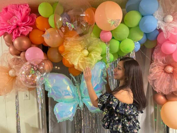 Rainbow Butterfly Balloon Decorations - Image 4